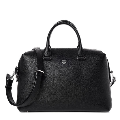 MCM Grained Calfskin Medium Ella Boston Black 1 of 13