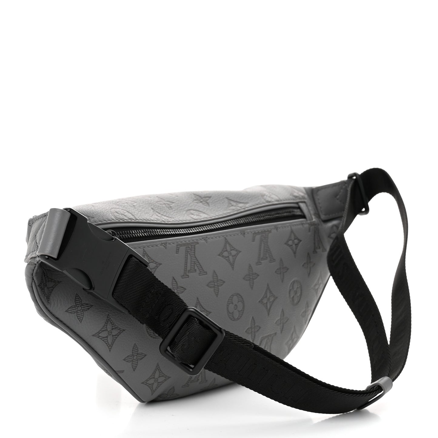 Calfskin Monogram Shadow Discovery Bumbag PM Gray