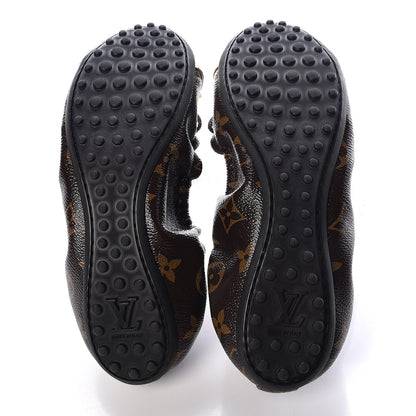 Louis Vuitton Monogram Flirty Ballet Flats 37 Gold 5 of 7