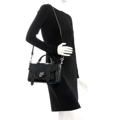 Proenza Schouler Calfskin Tiny PS1 Satchel Black 2 of 8