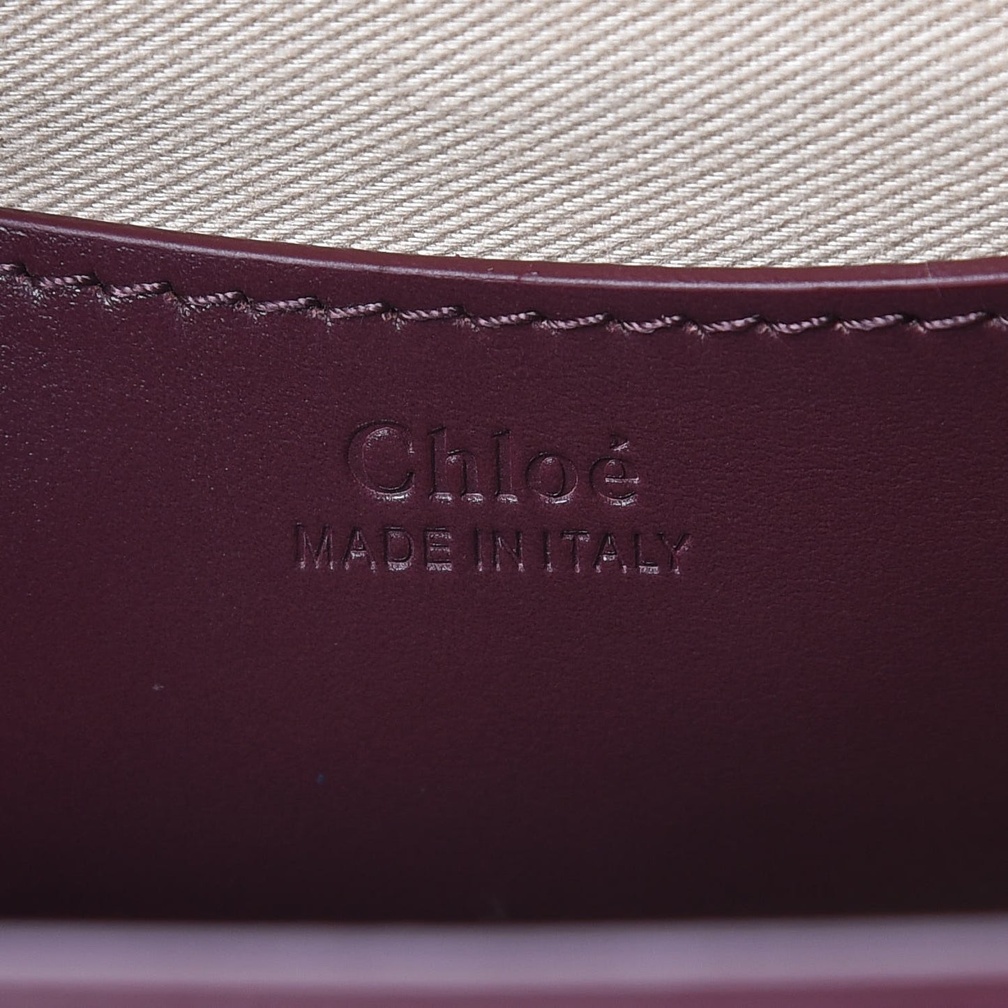 Calfskin Large Tess Bag Burnt Brown