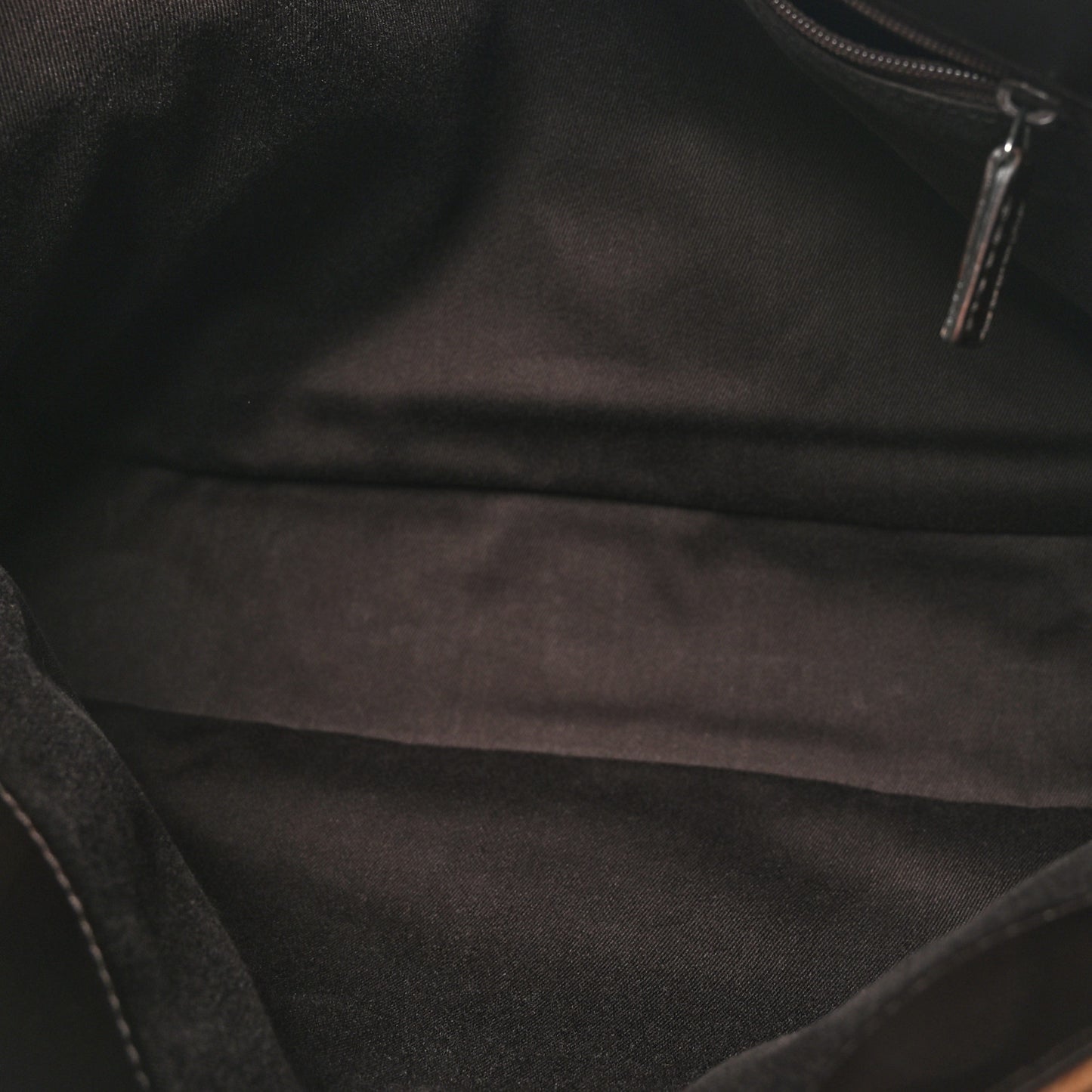 Denim Monogram Tote Dark Brown