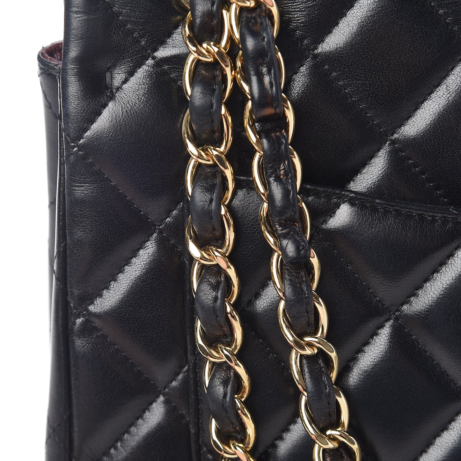 Chanel Lambskin Quilted Maxi Single Flap Black 13 of 23