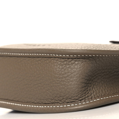Hermes Taurillon Clemence Amazone Evelyne TPM Etoupe Bleu Indigo 10 of 10
