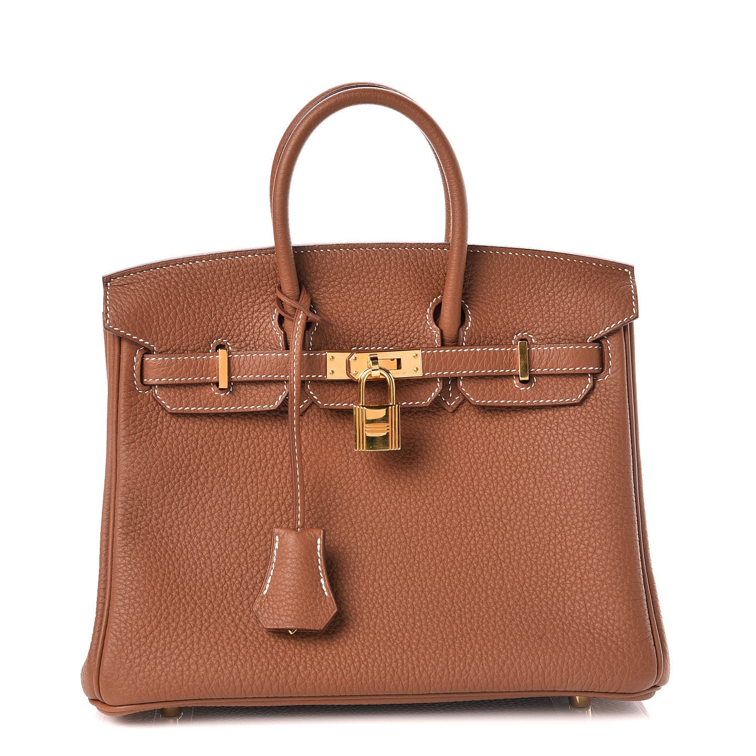 Hermes Togo Birkin 25 Gold 1 of 16