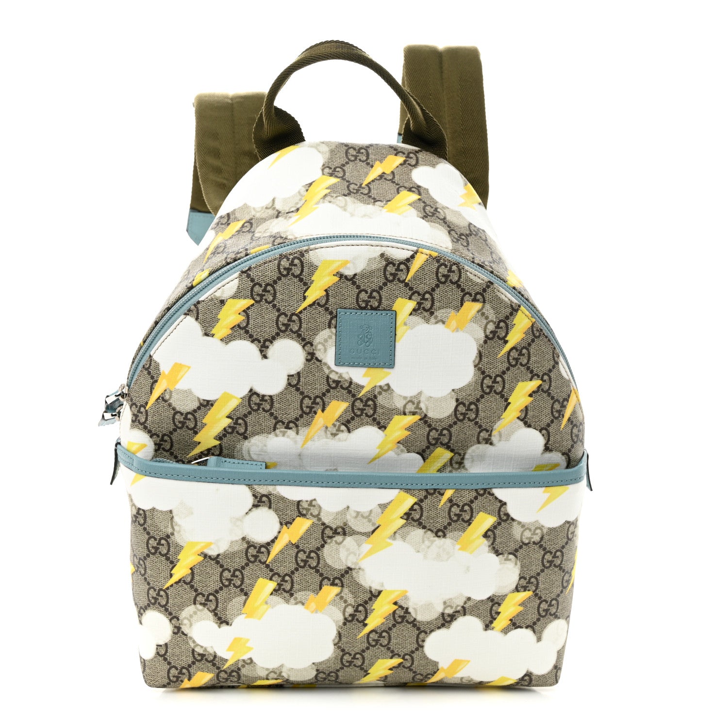 Gucci GG Supreme Monogram Lightning Childrens Backpack 1 of 10