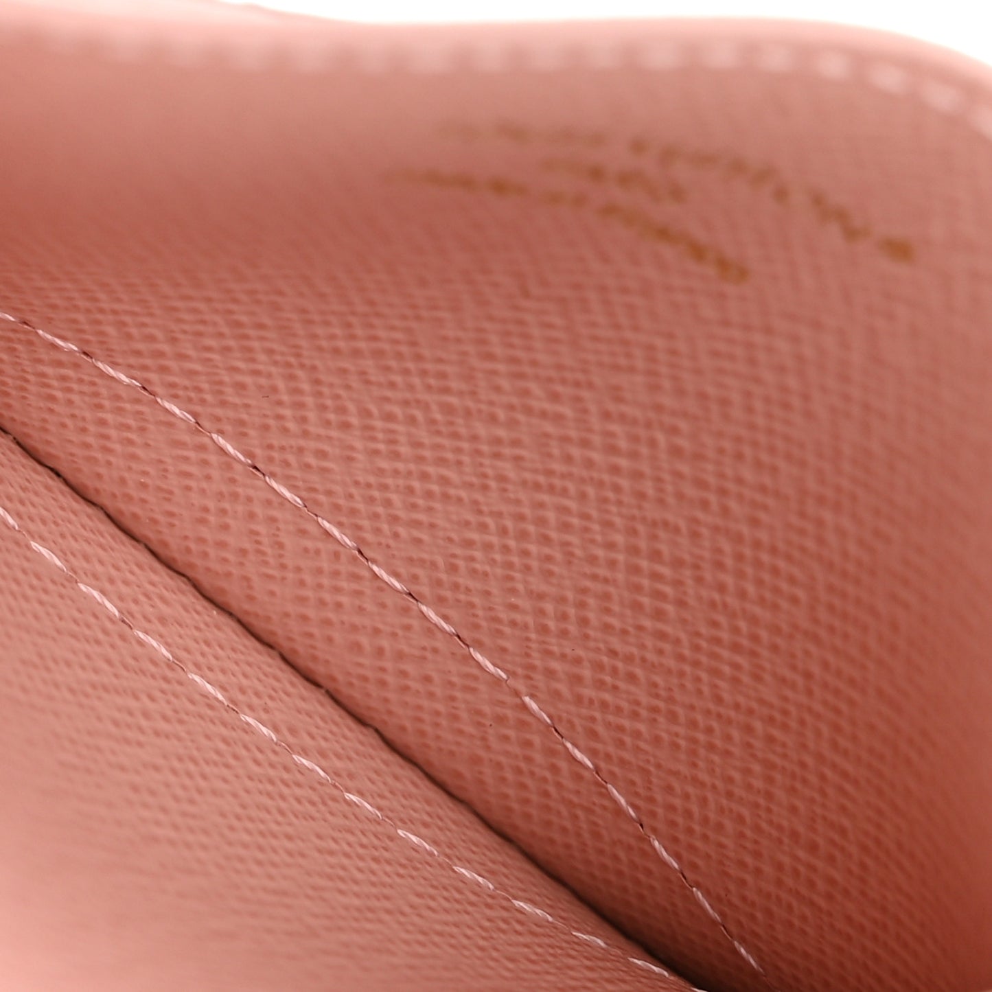 Monogram LV Charms Card Holder Rose Ballerine