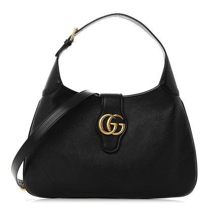 Gucci Goatskin Medium Aphrodite Shoulder Bag Black 1 of 10