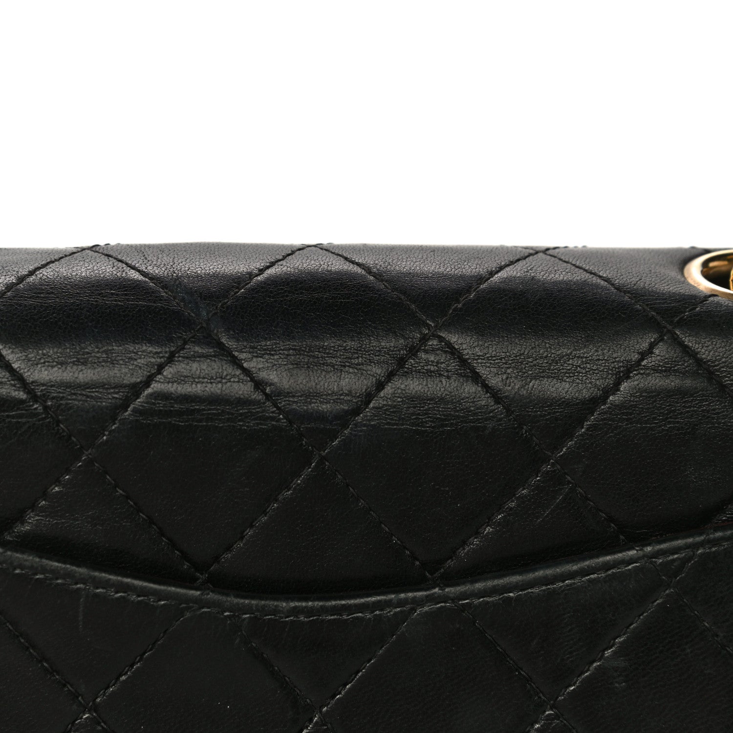 Chanel Lambskin Quilted Mini Square Flap Bag Black 29 of 35