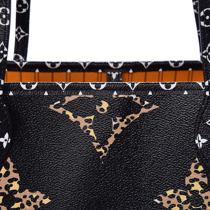 Louis Vuitton Monogram Giant Jungle Neverfull MM Black 10 of 10