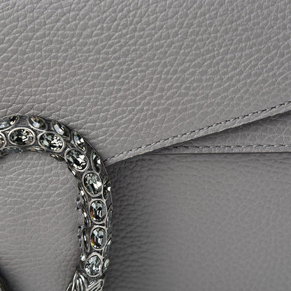Gucci Pebbled Calfskin Small Dionysus Shoulder Bag Dusty Grey 12 of 12