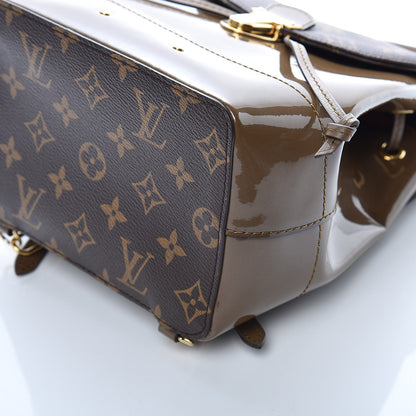 Louis Vuitton Patent Monogram Hot Springs Backpack Vert Bronze 6 of 10