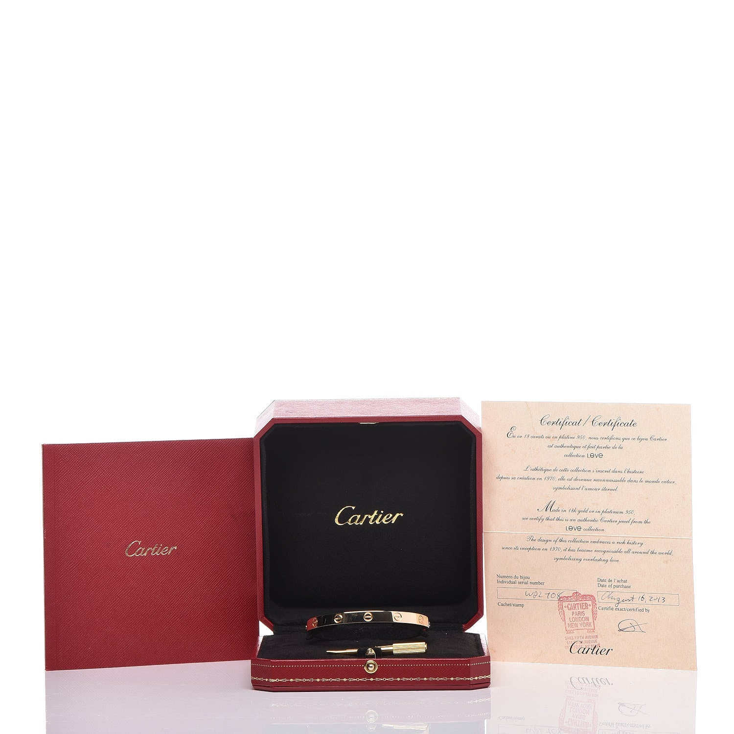 Cartier 18K Yellow Gold LOVE Bracelet 18 6 of 6