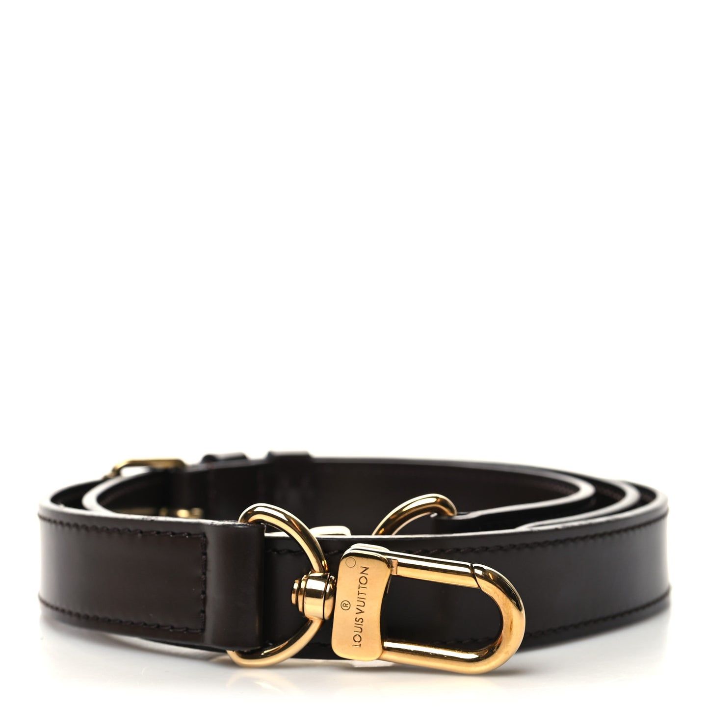 Calfskin Adjustable Speedy Bandouliere Shoulder Strap Brown