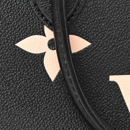 Louis Vuitton Empreinte Monogram Giant Onthego MM Black Beige 11 of 12