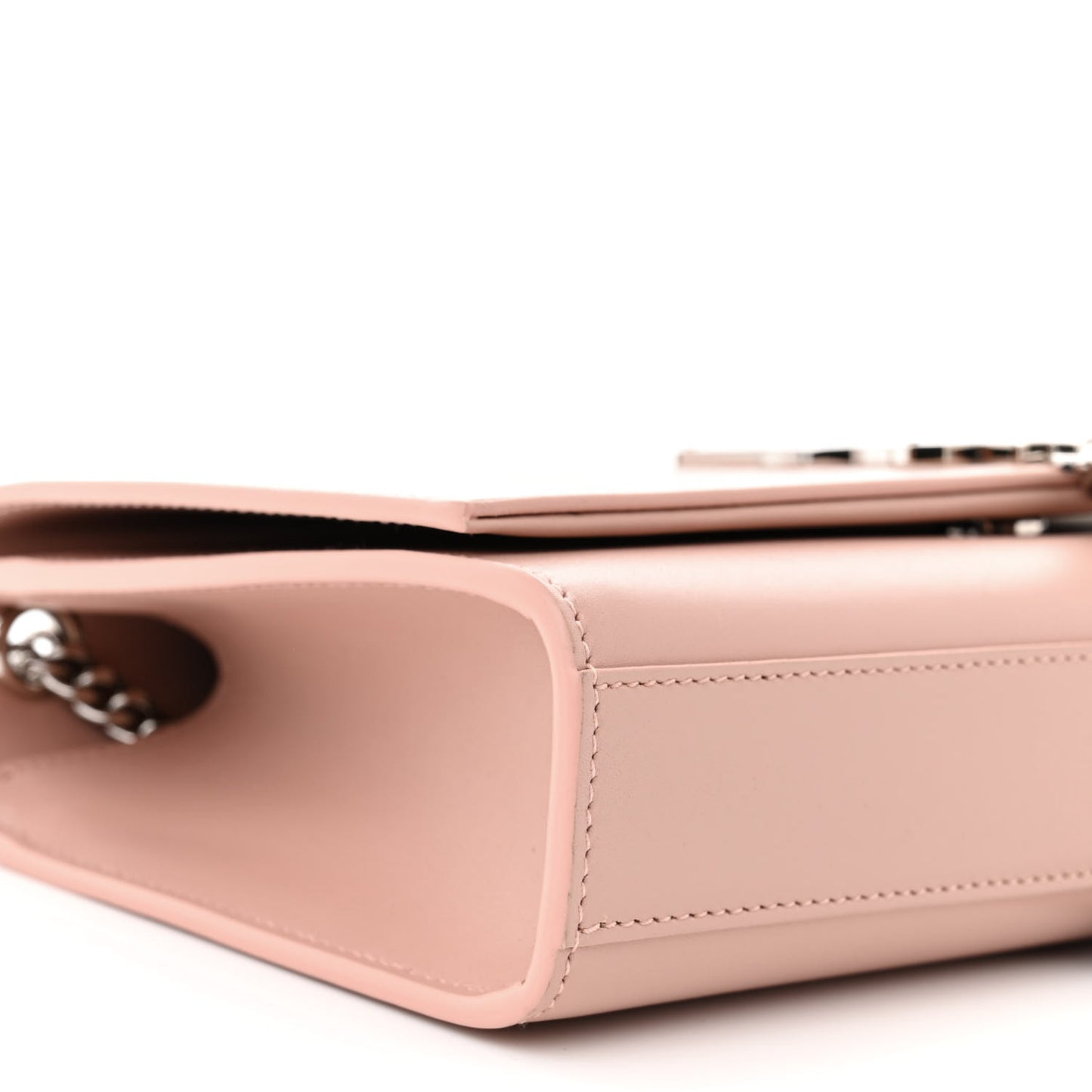 Grain De Poudre Medium Classic Monogram Kate Tassel Satchel Pale Blush