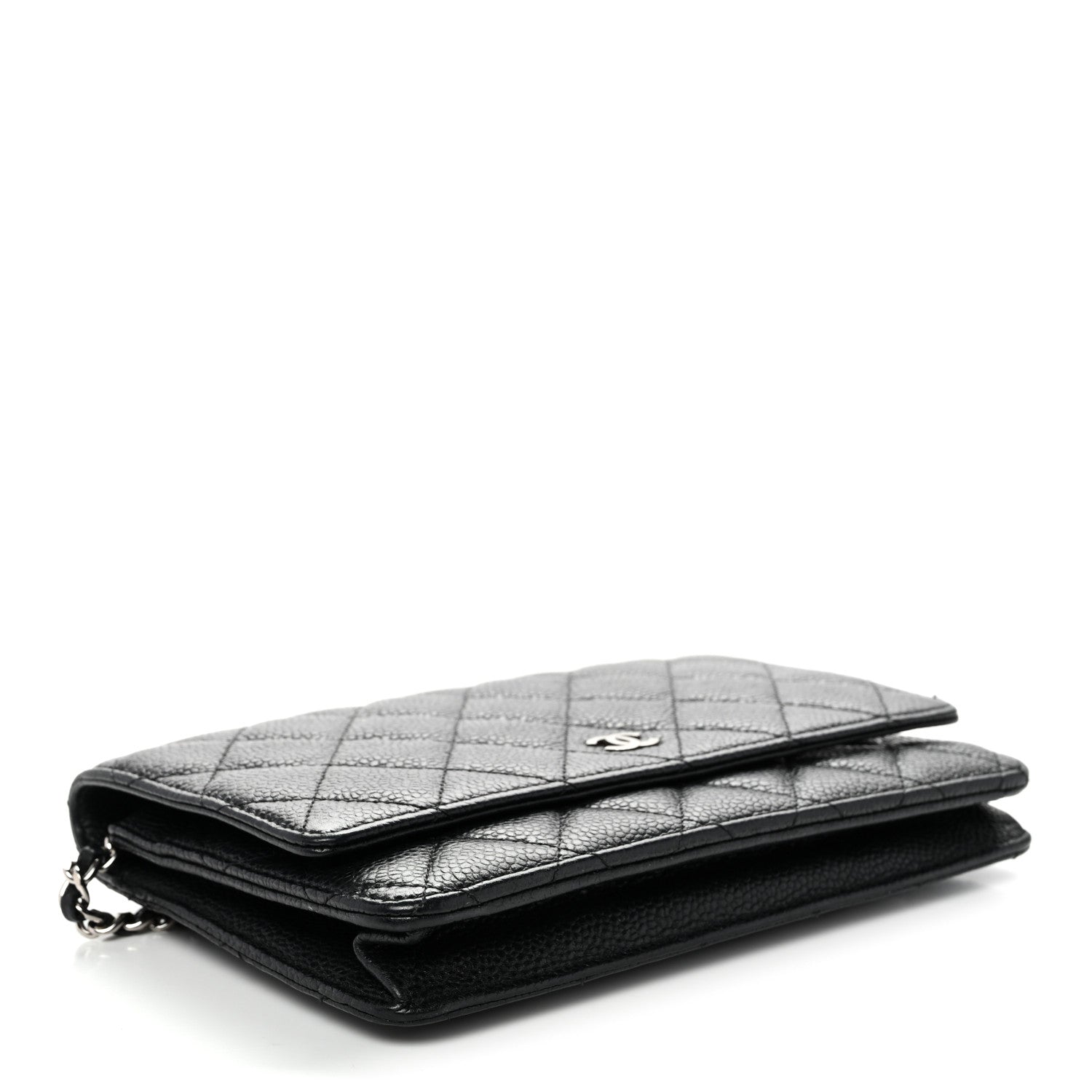Chanel Caviar Quilted Wallet on Chain WOC Black 4 of 11