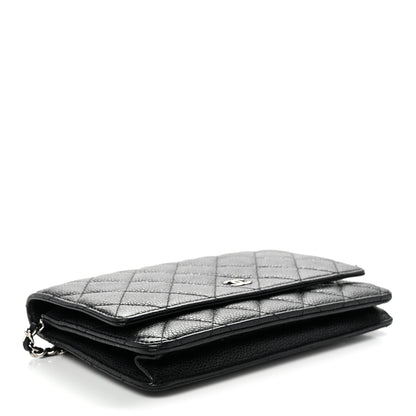 Chanel Caviar Quilted Wallet on Chain WOC Black 4 of 11