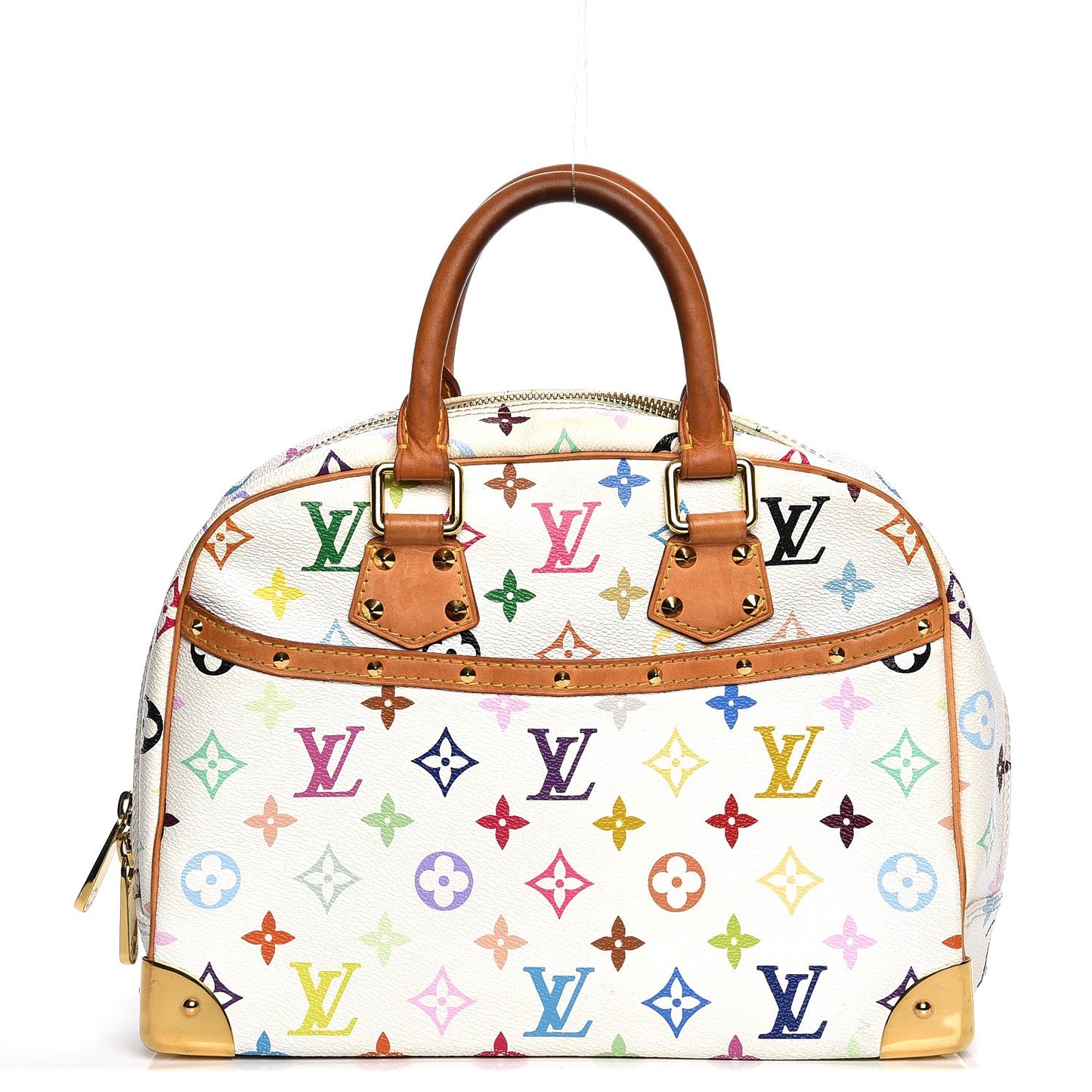 Monogram Multicolor Trouville White