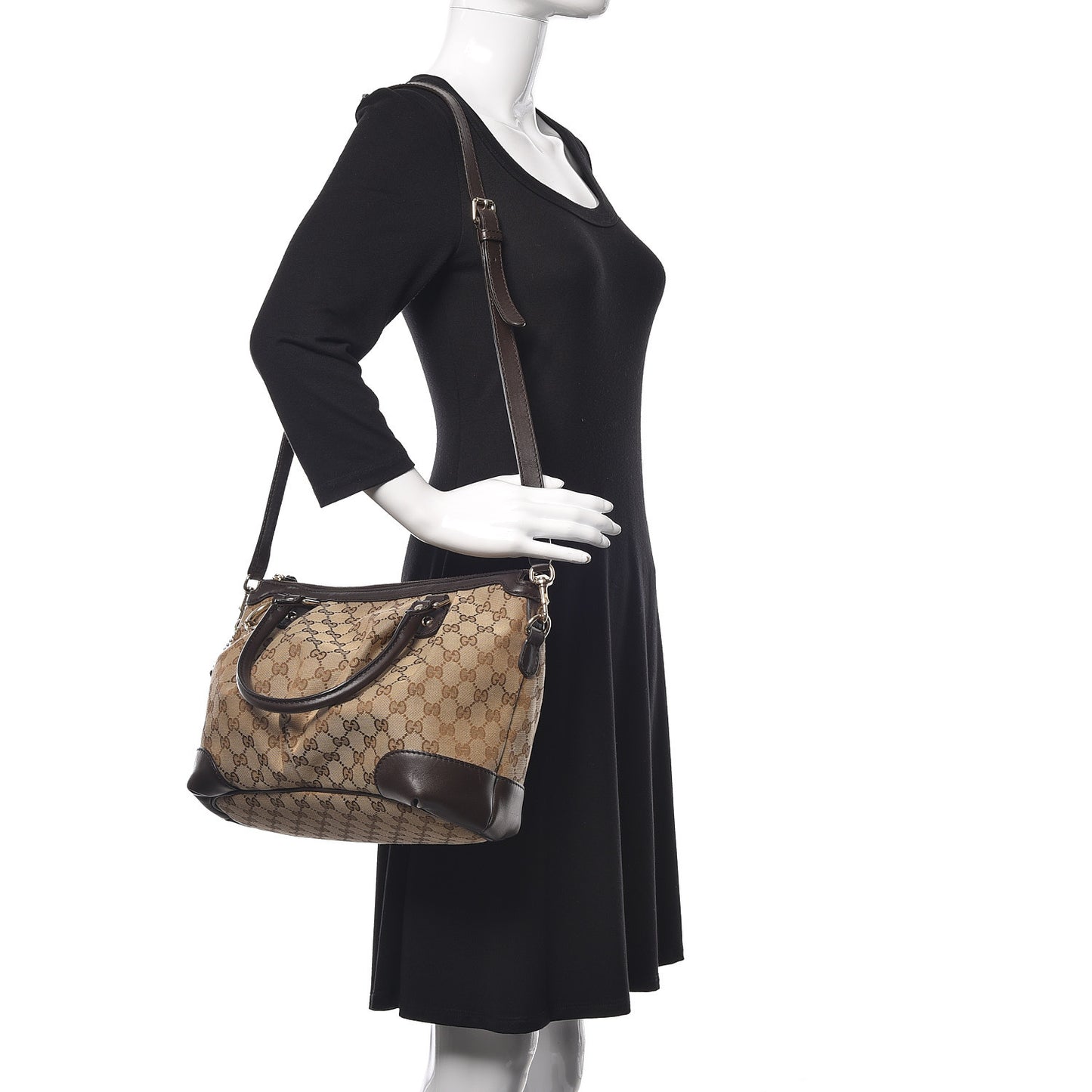 Monogram Medium Sukey Top Handle Dark Brown