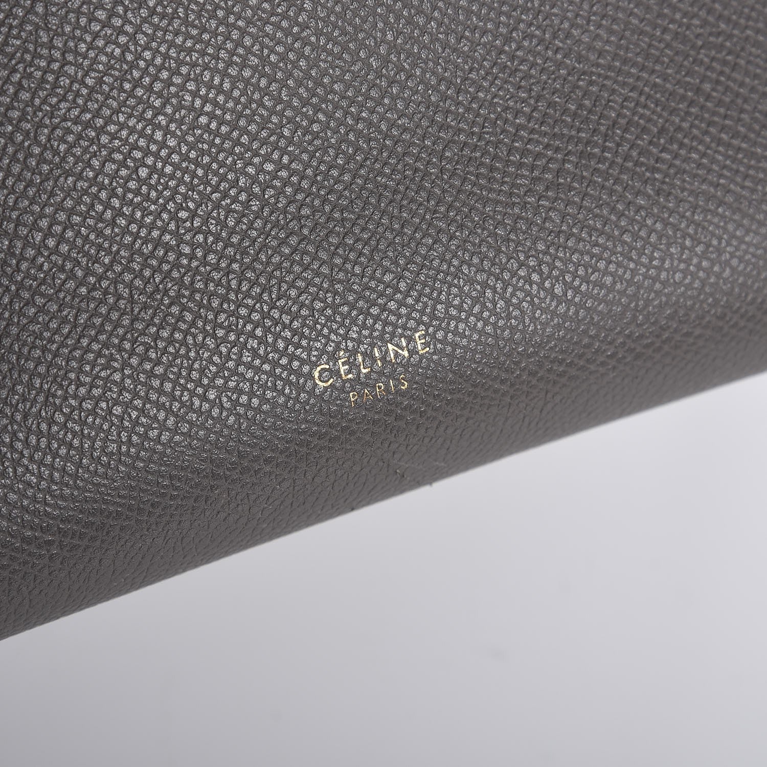 Celine Grained Calfskin Nano Belt Bag Grey 7 of 7