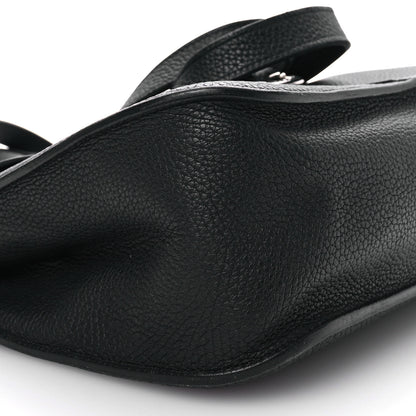Hermes Taurillon Clemence Halzan 31 Black 10 of 10