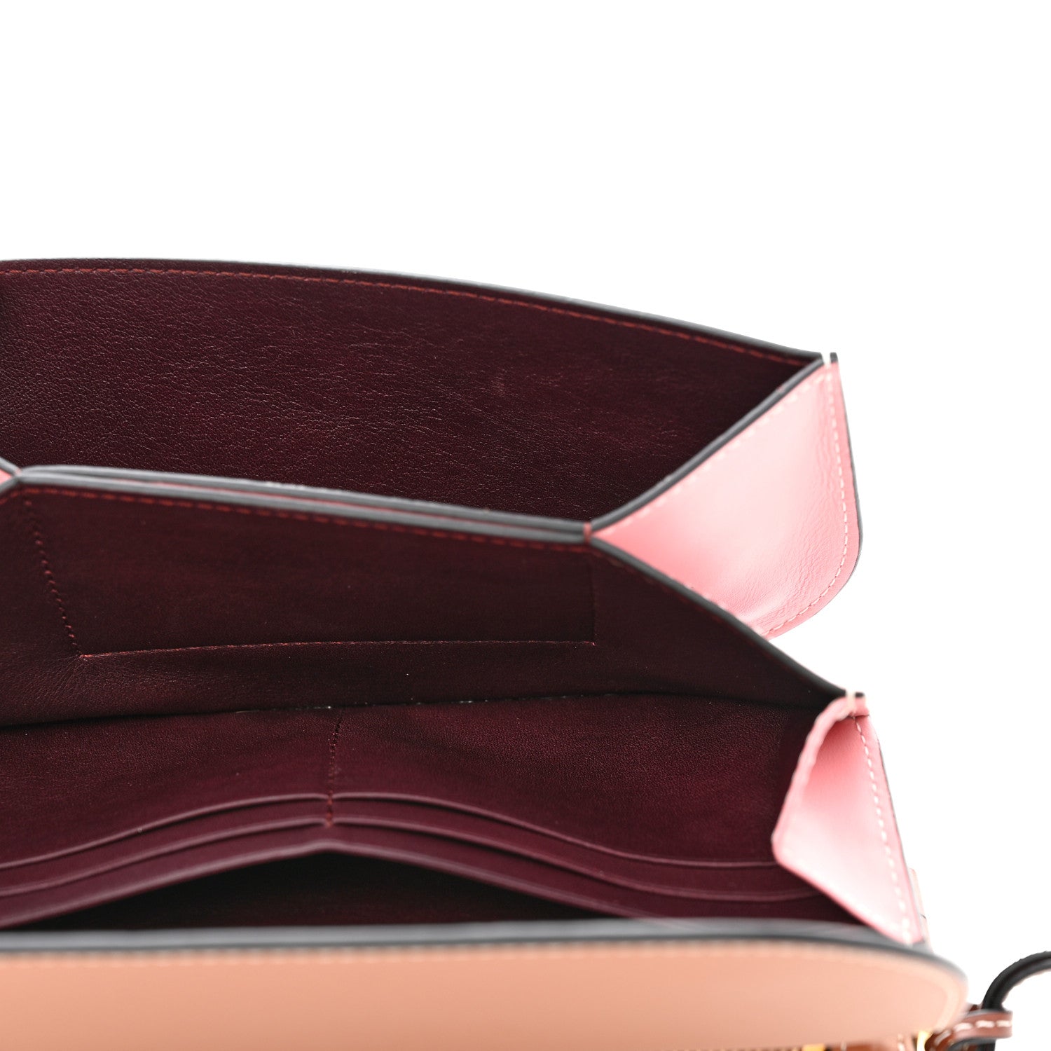 Loewe Smooth Calfskin Gate Continental Wallet Pastel Pink Tan 5 of 6