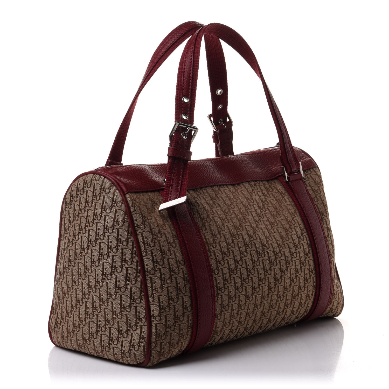 Christian Dior Diorissimo Bowler Red 2 of 9