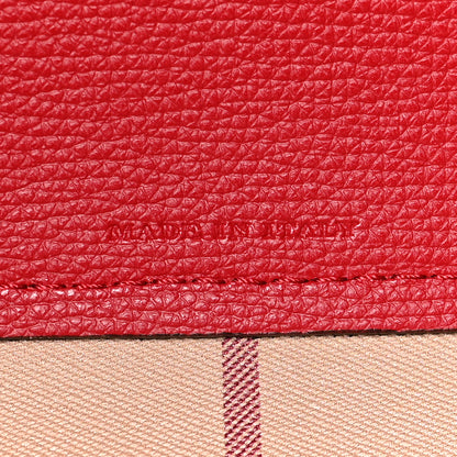 Burberry Haymarket Check Medium Reversible Tote Red 6 of 20