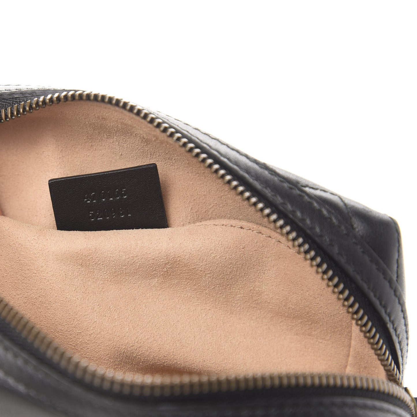 Calfskin Matelasse GG Marmont Cosmetic Case Black