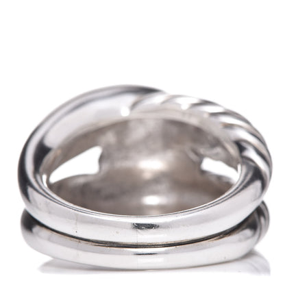David Yurman Sterling Silver Single Loop Labyrinth Ring 58 8.5 4 of 10