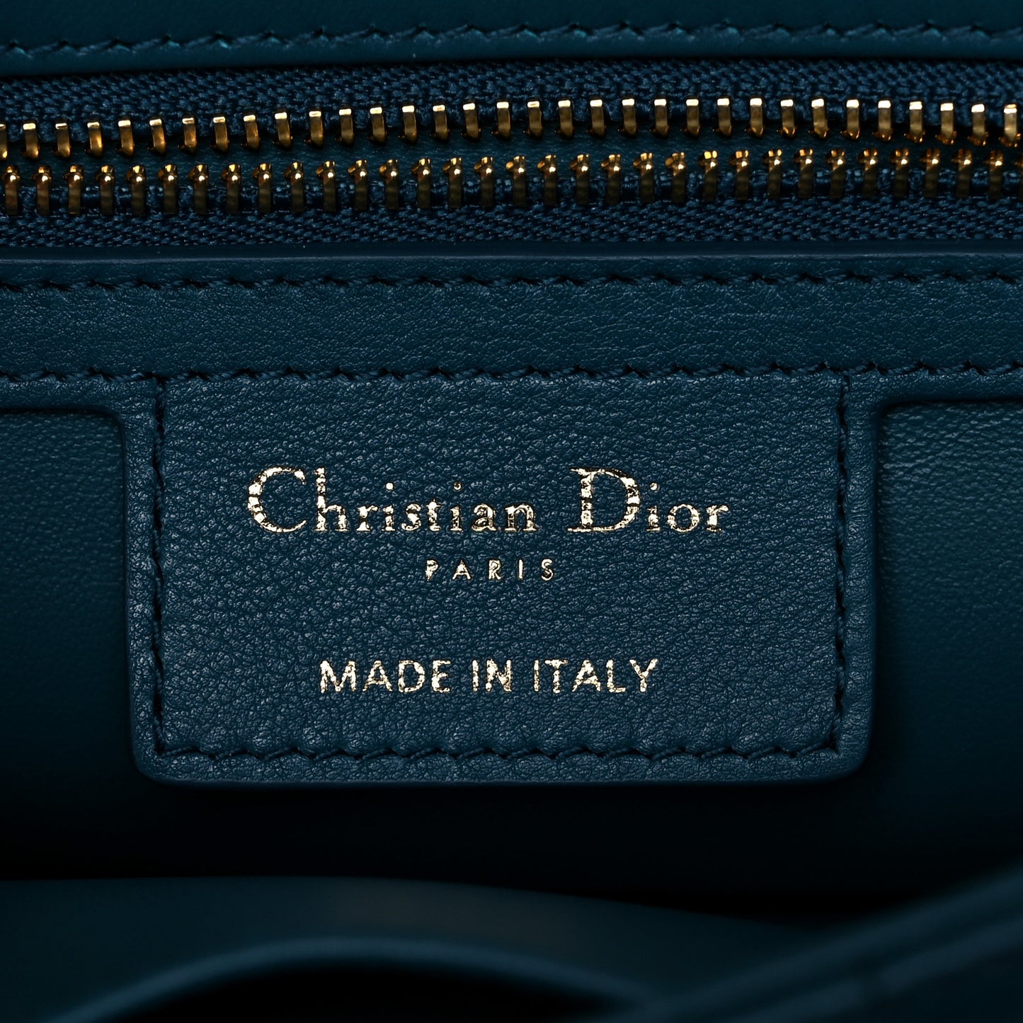 Lambskin Cannage Small Caro Bag Deep Ocean