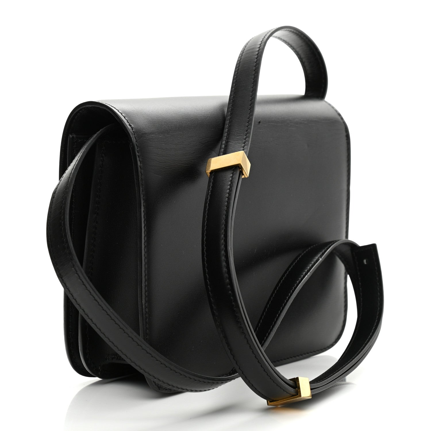 Celine Box Calfskin Teen Classic Box Flap Bag Black 2 of 8
