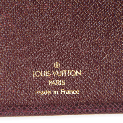 Louis Vuitton Taiga European Checkbook and Card Holder Acajou 6 of 7