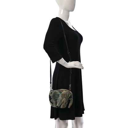 Loewe Calfskin Printed Mini Elephant Crossbody Bag Green 3 of 8
