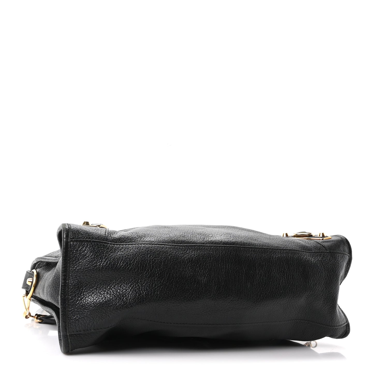 Chevre Gold Metallic Edge Hardware City Black