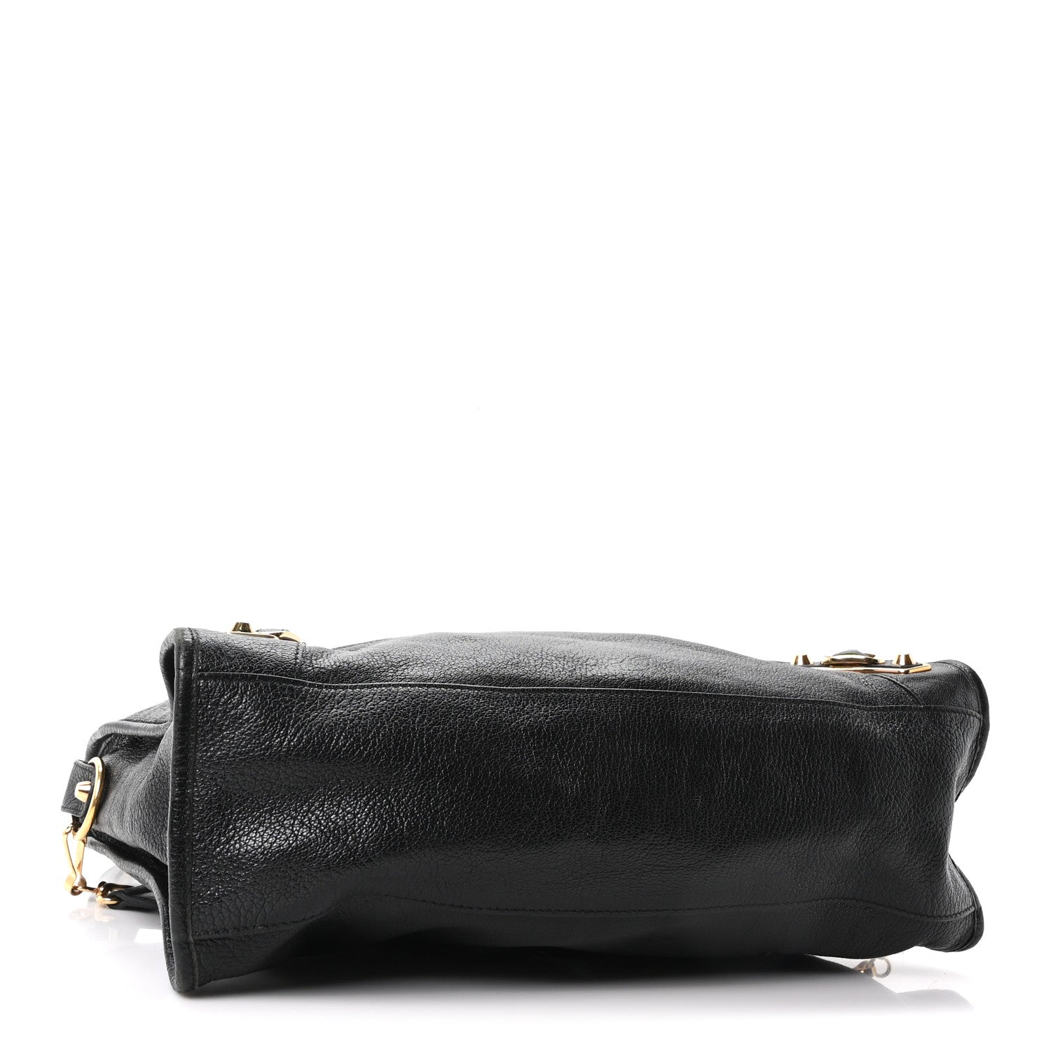Balenciaga Chevre Gold Metallic Edge Hardware City Black 5 of 11