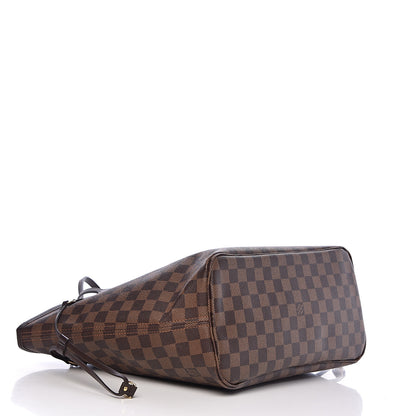 Louis Vuitton Damier Ebene Neo Neverfull MM Rose Ballerine 5 of 17