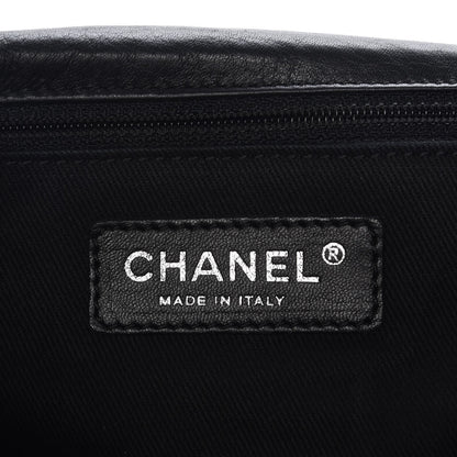 Chanel Calfskin Stitched Large Expandable Flap Black 6 of 7