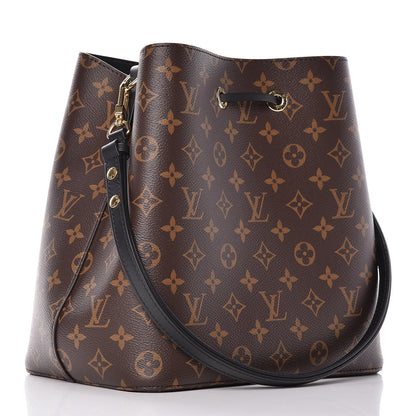 Louis Vuitton Monogram Neonoe MM Black 3 of 10