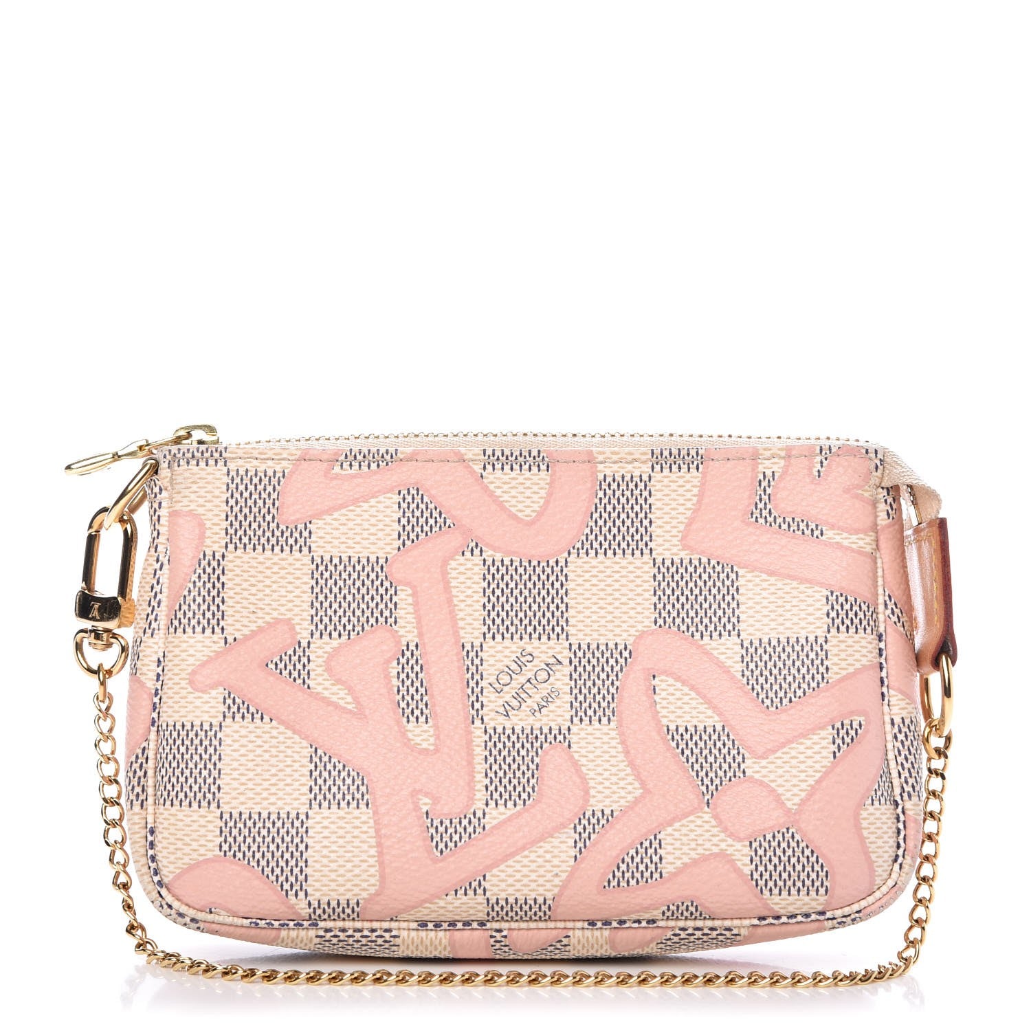 Louis Vuitton Damier Azur Tahitienne Mini Pochette Accessories 1 of 9