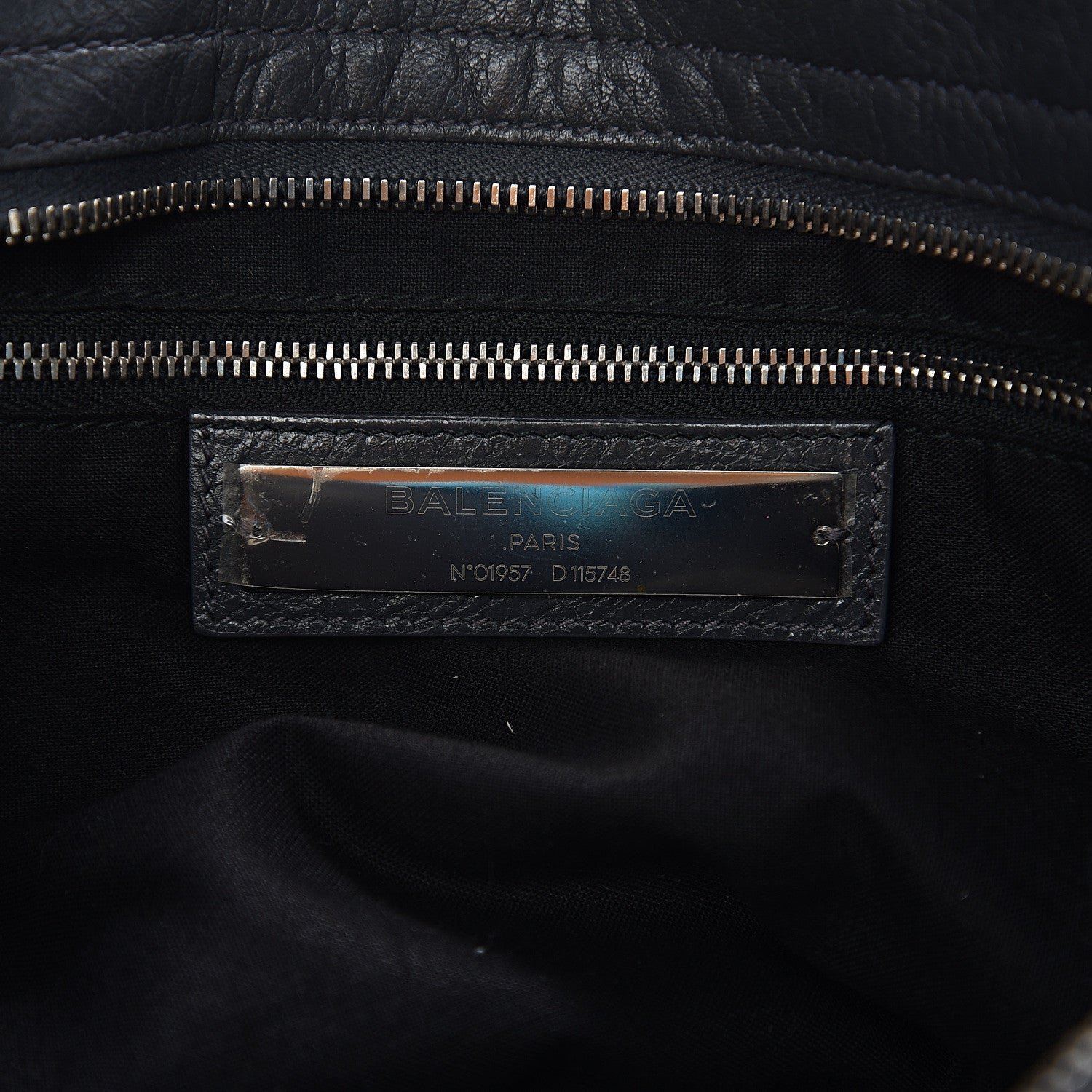 Balenciaga Agneau Classic Silver Hardware City Gris Fossile Anthracite 5 of 10