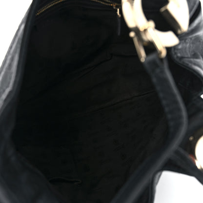 Gucci Guccissima Medium Charlotte Hobo Black 5 of 12