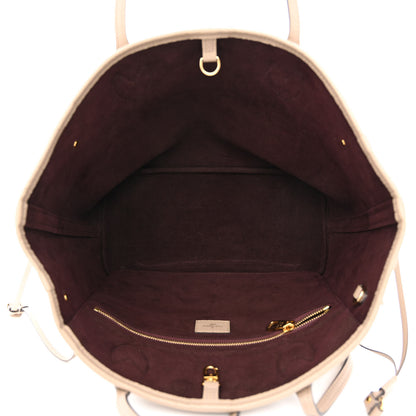 Louis Vuitton Empreinte Monogram Giant Neverfull MM Tourterelle 6 of 13