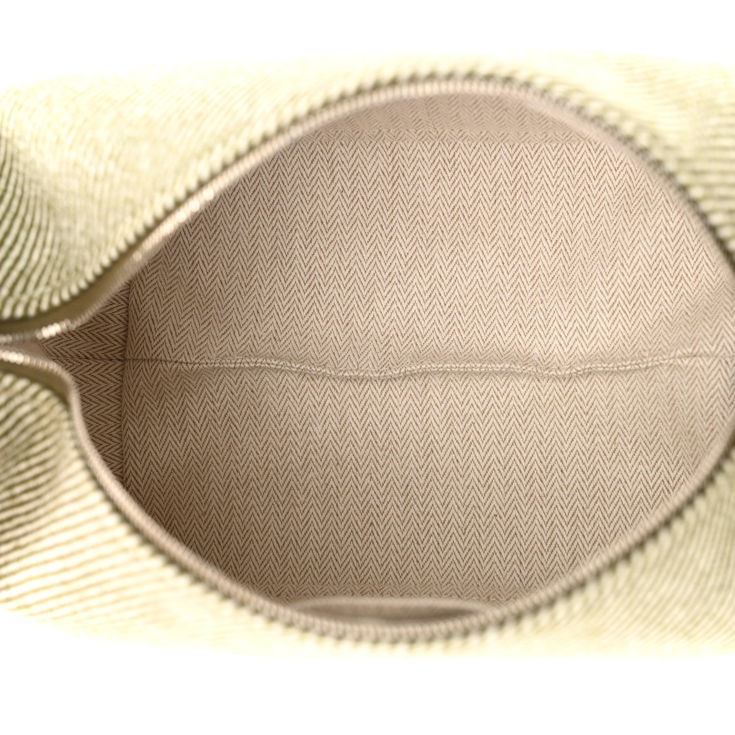 Wool Small Bride-A-Brac H Natte Pouch Vert Foret