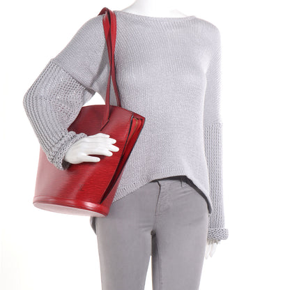 Louis Vuitton Epi Saint Jacques GM Castillan Red 2 of 7