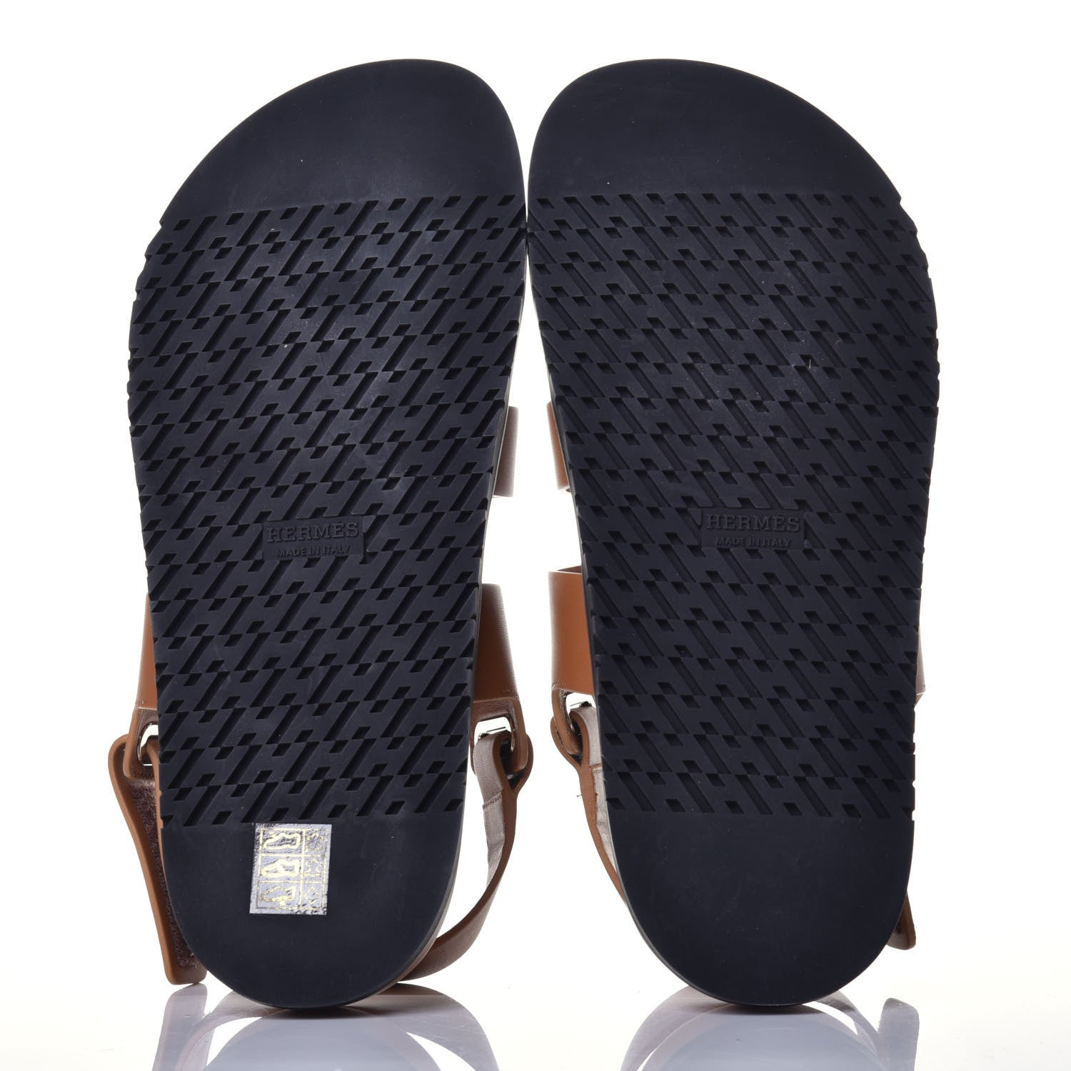 Hermes Calfskin Womens Takara Sandals 41 Gold 5 of 8
