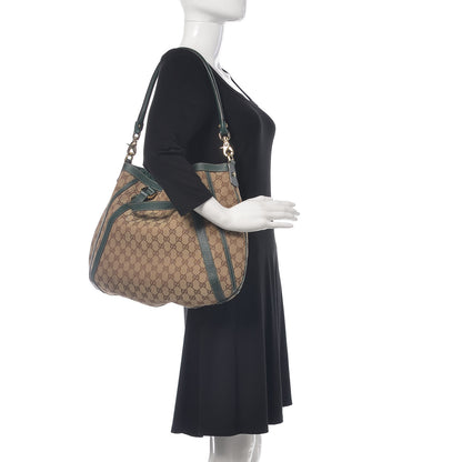 Gucci Monogram Medium Abbey Convertible Tote Green 2 of 13