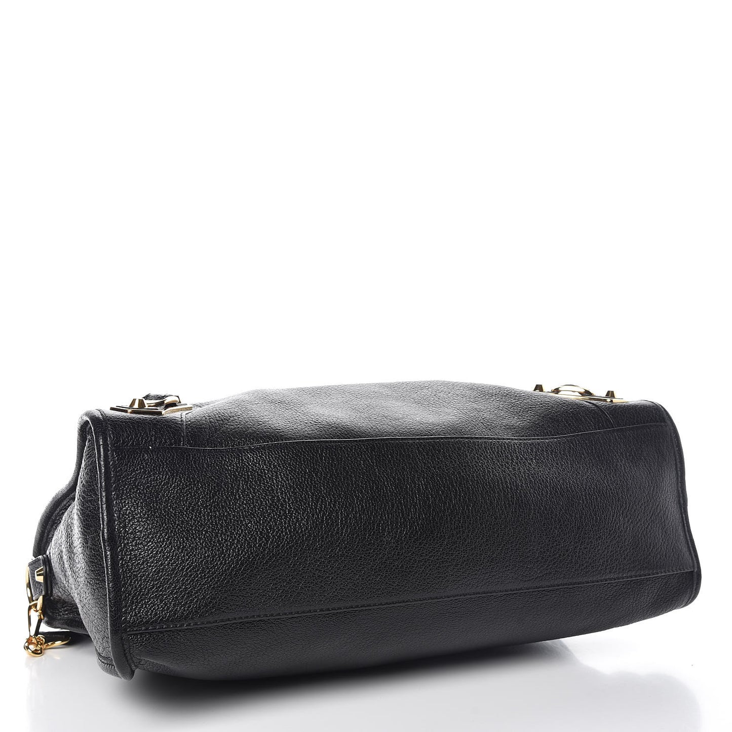 Chevre Gold Metallic Edge Hardware City Black