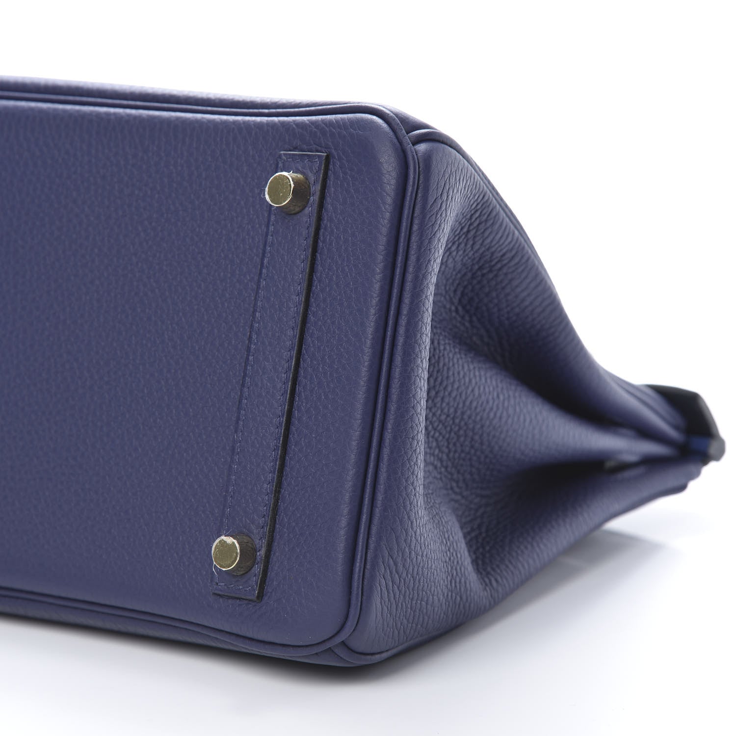 Hermes Taurillon Clemence Sombrero Birkin 30 Bleu Encre Bleu Obscur 9 of 10